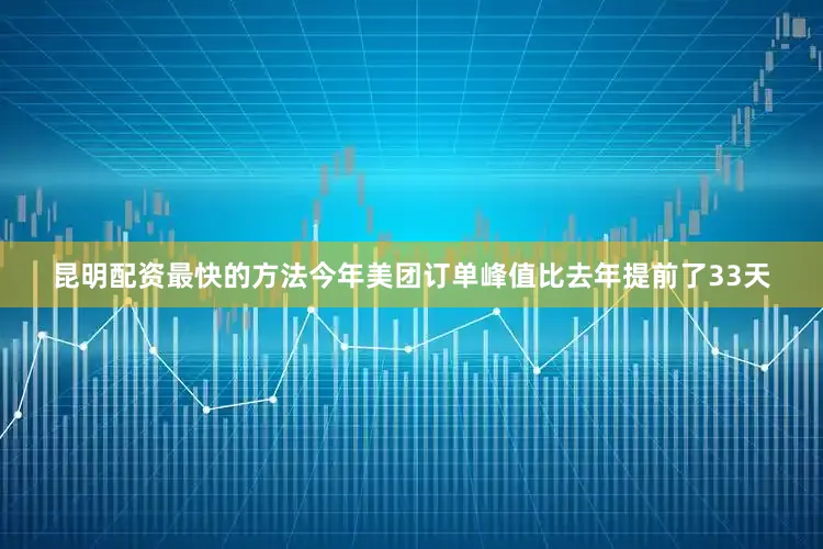 昆明配资最快的方法今年美团订单峰值比去年提前了33天