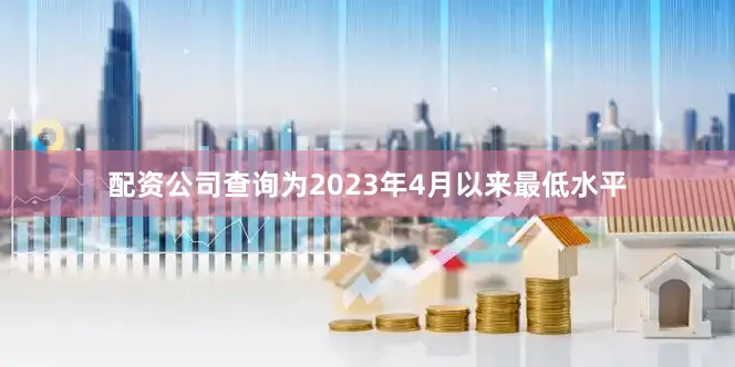 配资公司查询为2023年4月以来最低水平